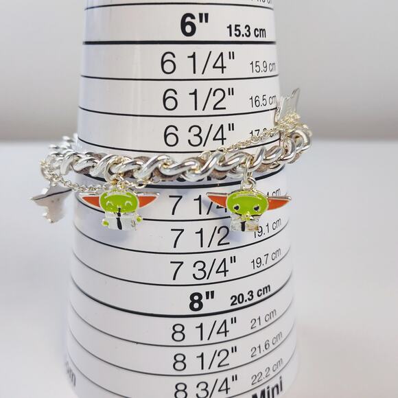 Disney Baby Yoda Silver-Toned Bracelet Charms Star Wars - Picture 7 of 7